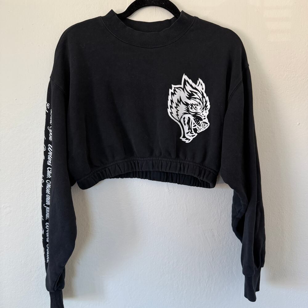 Darc sport cropped crew Neck sweatshirt